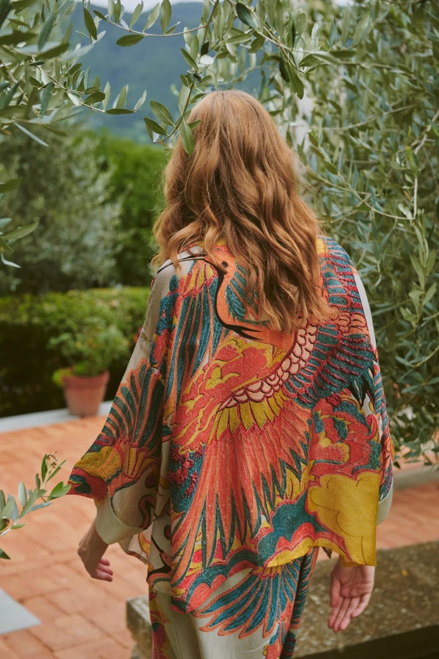 KIMCRASTO Crane Stone Kimono - One Hundred Stars