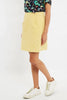 Louche Dylan Summer Gingham Mini Skirt Yellow