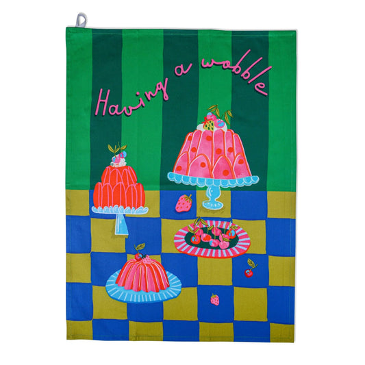 Hijinx - Having a Wobble Tea Towel