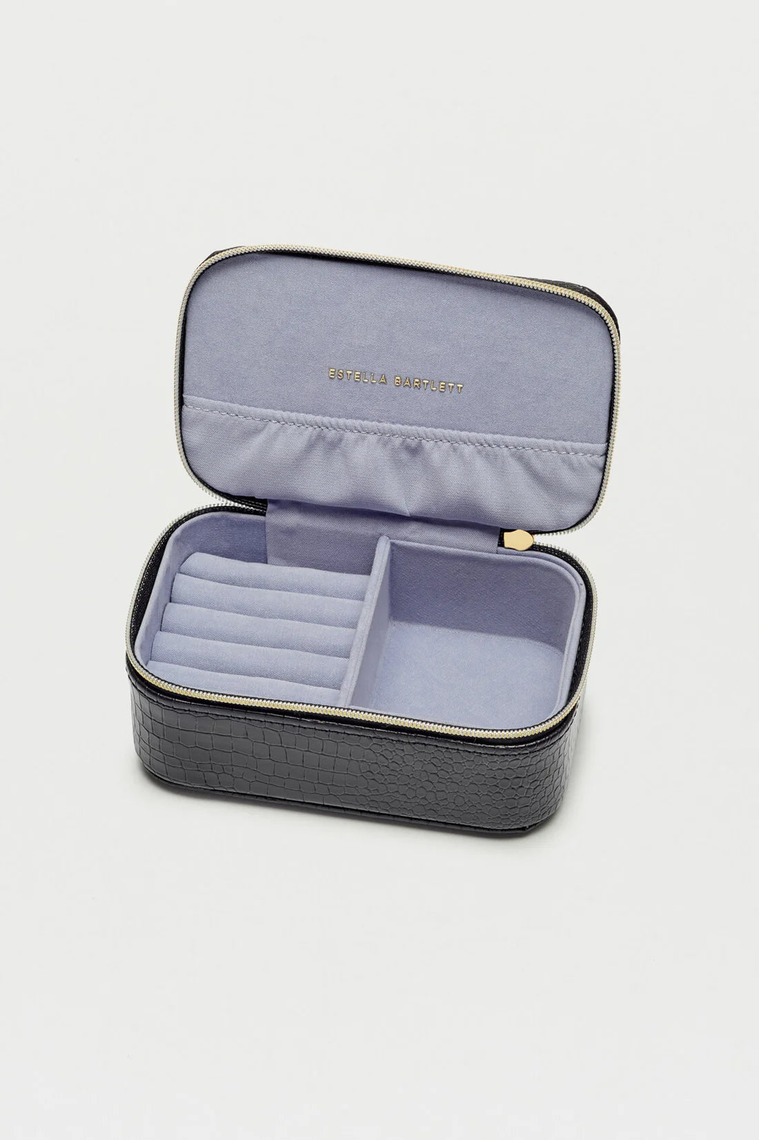 Estella Bartlett Treasure Me Jewellery Box - Black Croc