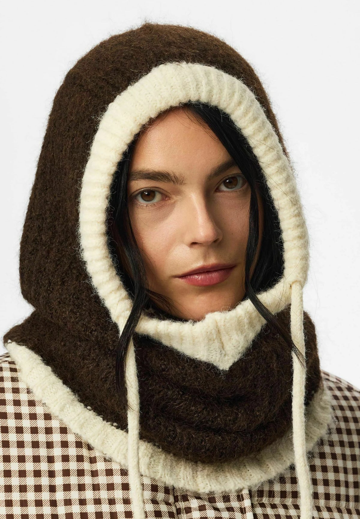 PIECES -  PCNAMBI BALACLAVA NOOS BC hot fudge