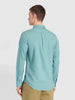 Brewer Slim Fit Organic  Long Sleeve Shirt - Brook Blue