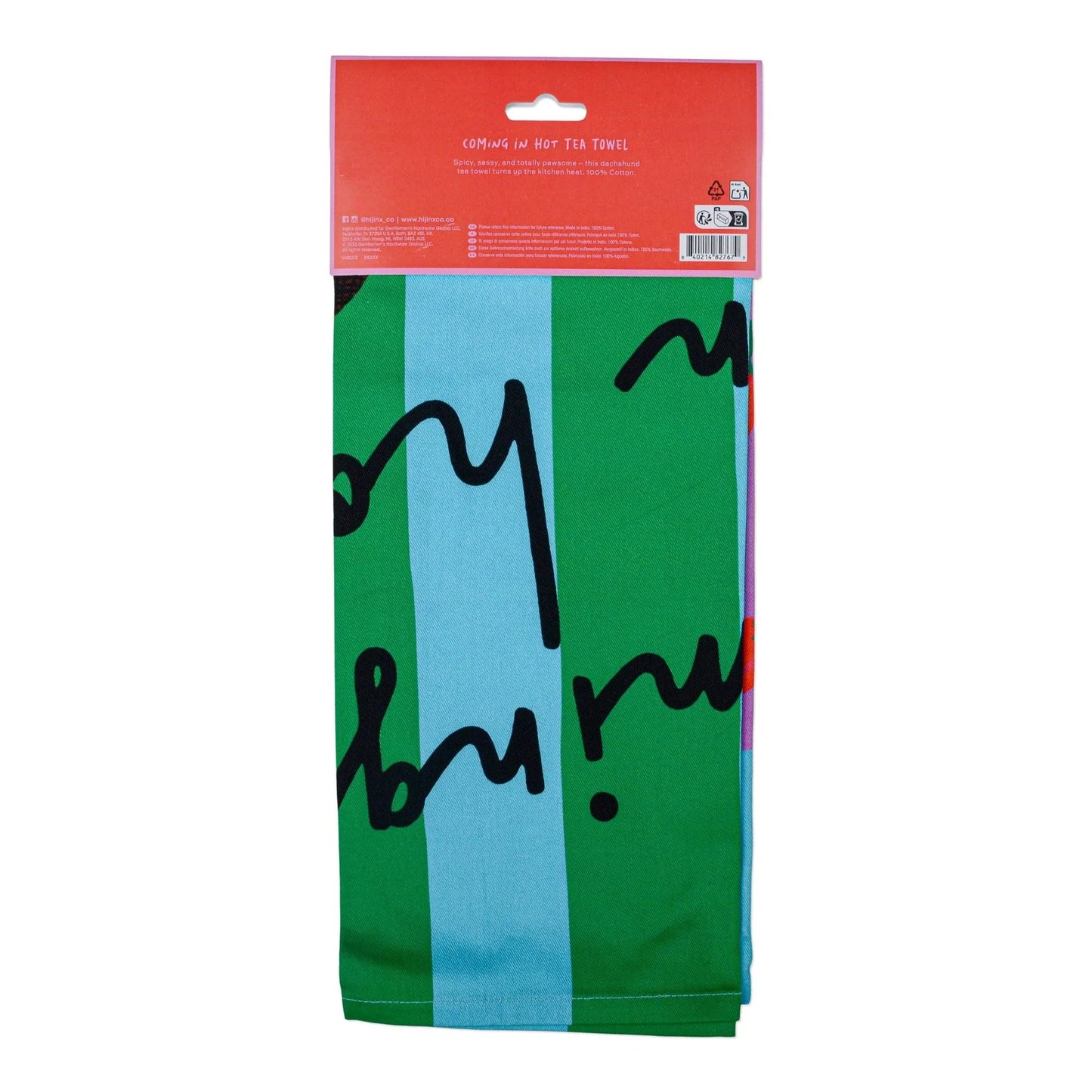 Hijinx - Coming in Hot Tea Towel