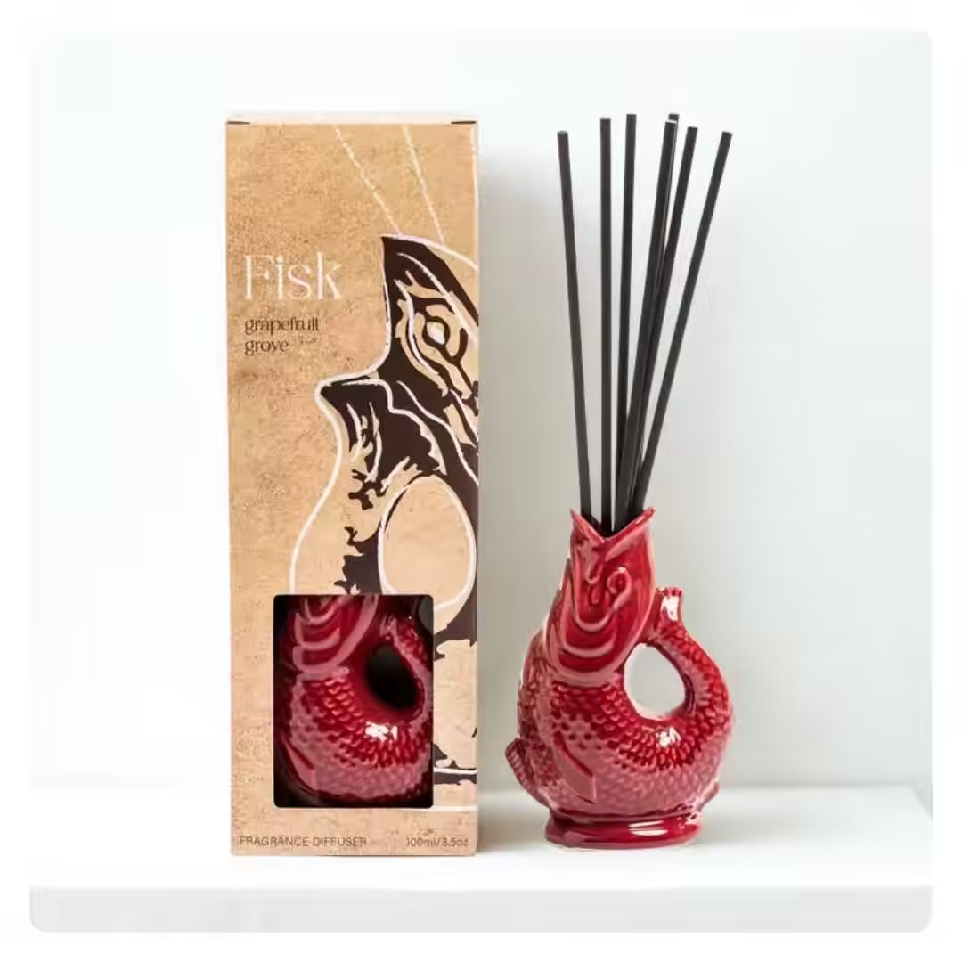 Magenta Gluggle Fish Diffuser - Graperfruit grove