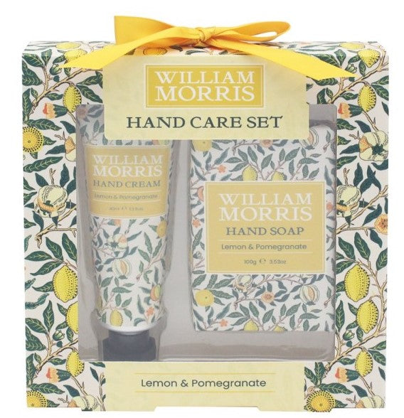 William Morris Hand Soap & Hand Cream Set - Lemon Pomegranate