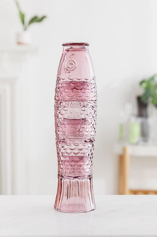 Fish Stacking Glass - Pink (Set of 4)