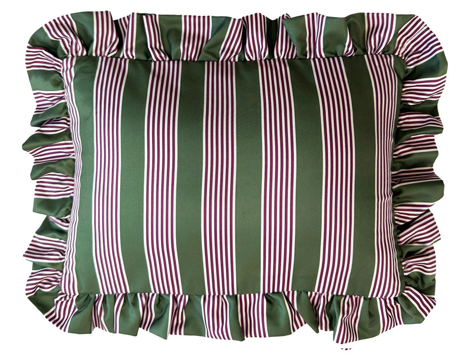 Abahna® - The Original Bath Pillow Pink & green striped