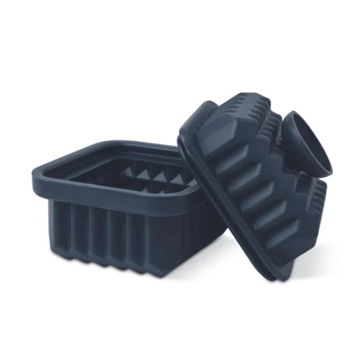 Here's how - The Brock Faceted Ice Mould In Navy