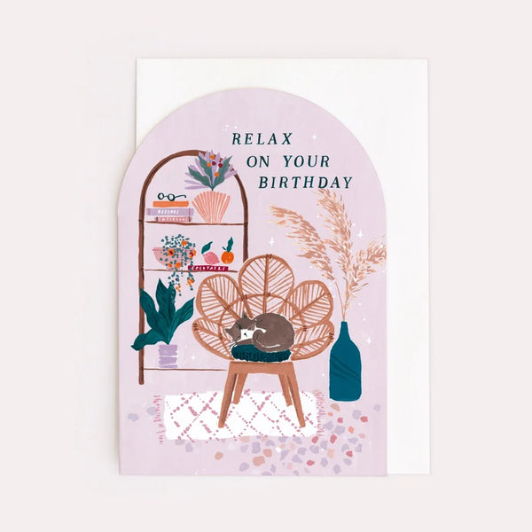 Relax on Your Birthday Card