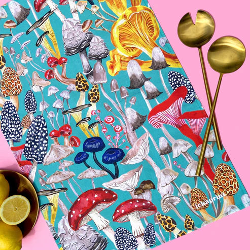 Icka Mushroom Tea Towel