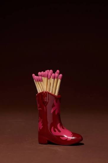 Paddywax - Cowboy Boot Match Holder - Red