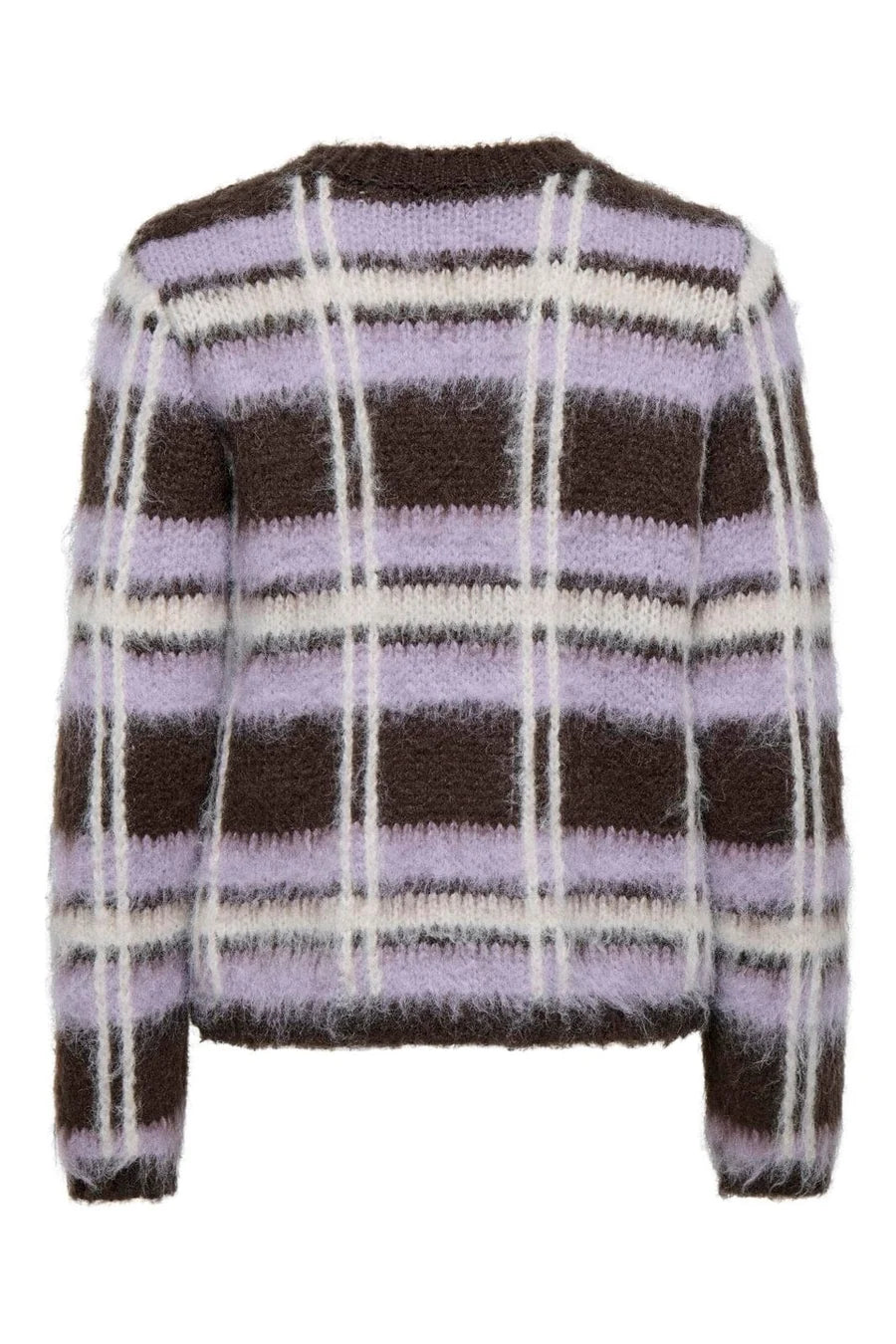 JDY - JDYSHERIDAN L/S ON CHECK PULLOVER KNT