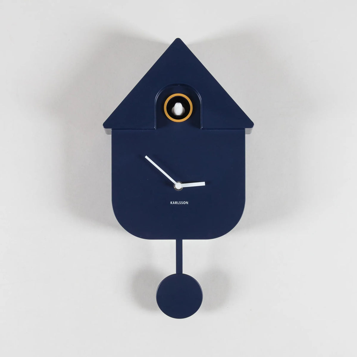 Karlsson Wall - Clock Dupla Color Cuckoo (Dark Blue)