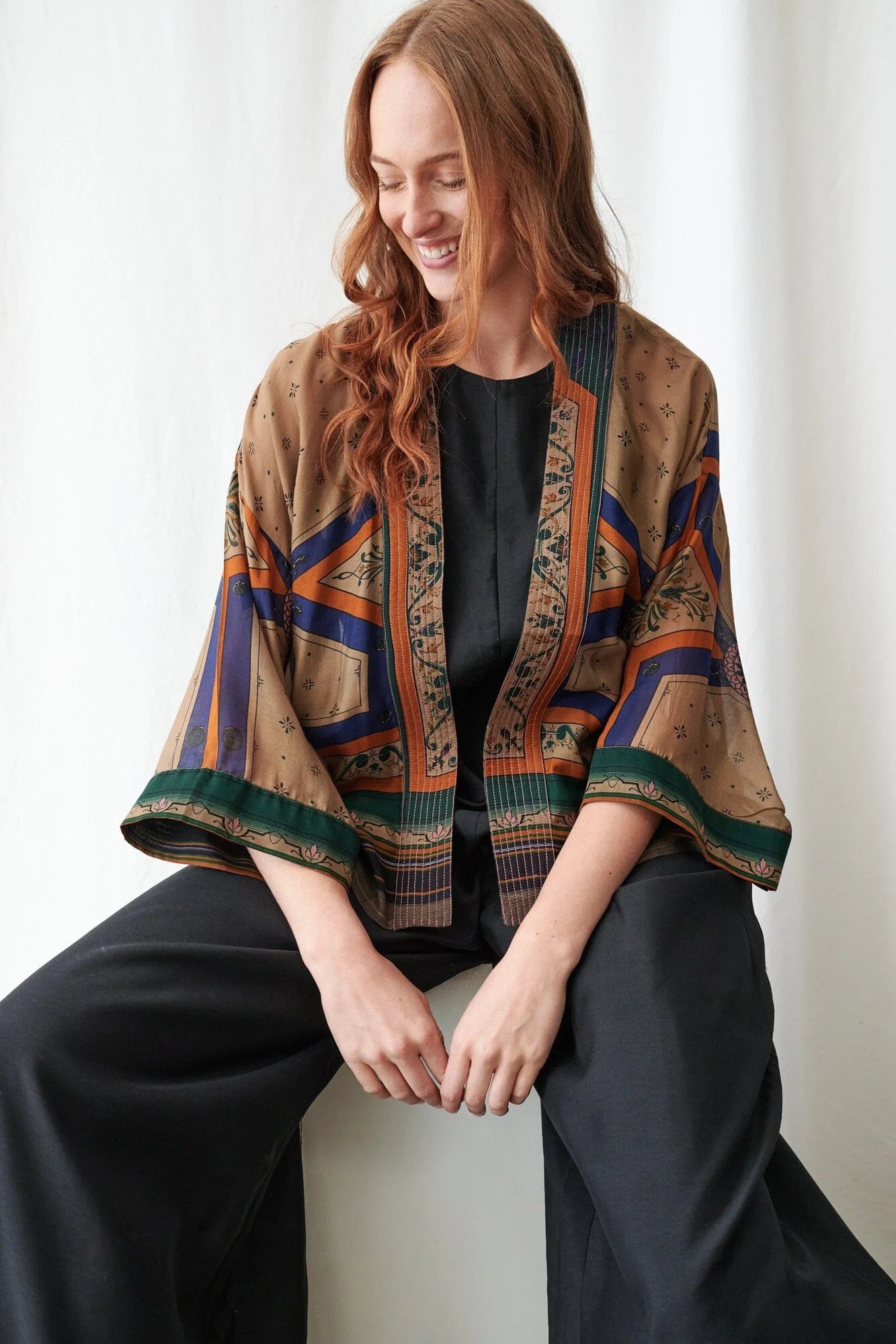 One Hundred Stars -Fleur De Lys Sand Kimono