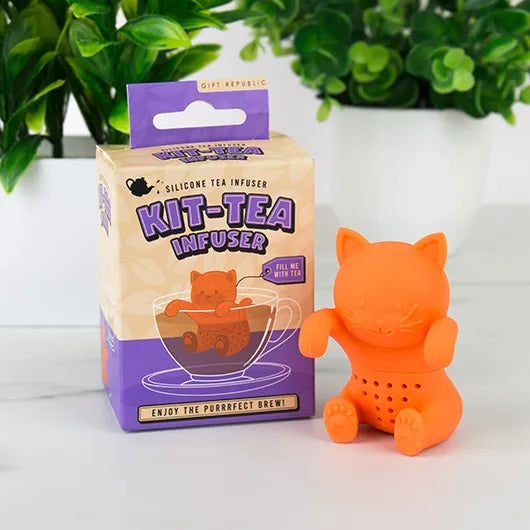 Gift Republic - KIT-Tea Cat Tea Strainer