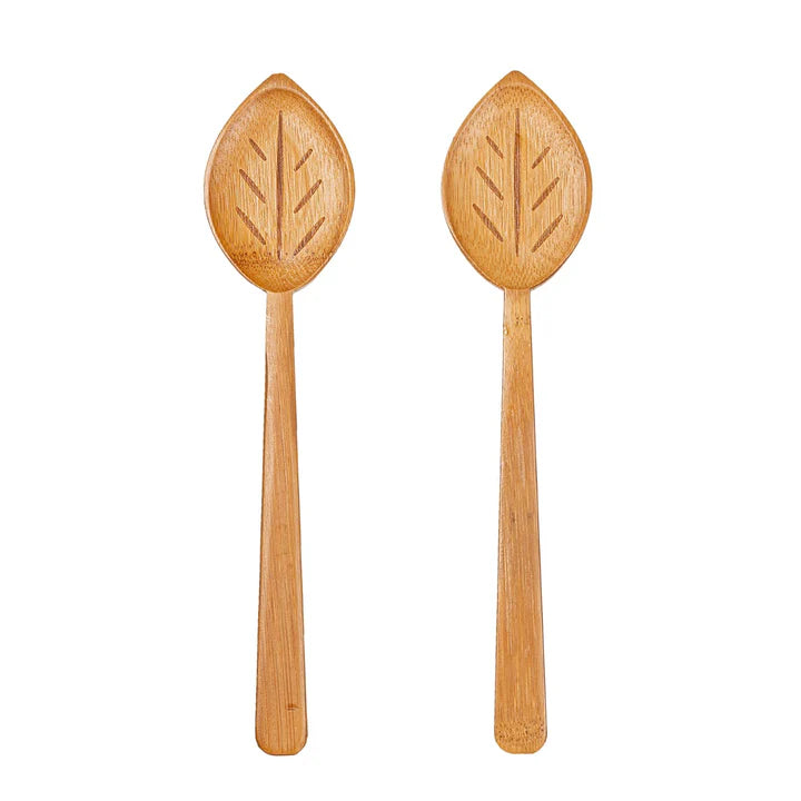 Sass and Belle - Leaf Bamboo Salad Servers
