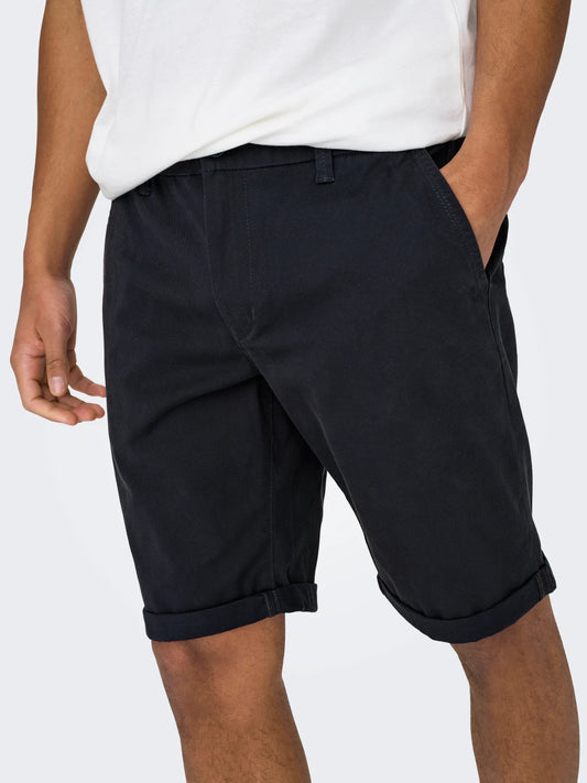 Only & Sons Peter Regular Shorts - Dark Navy