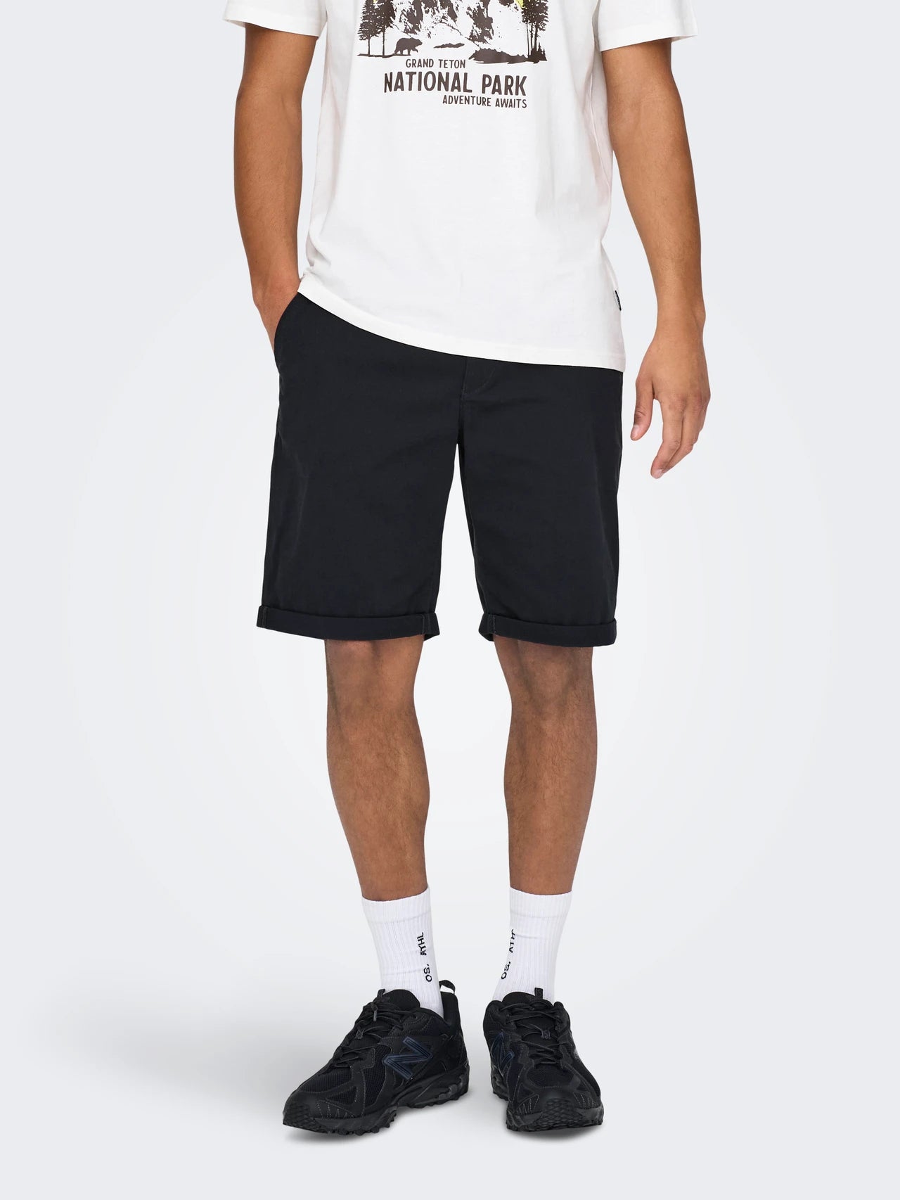 Only & Sons Peter Regular Shorts - Dark Navy