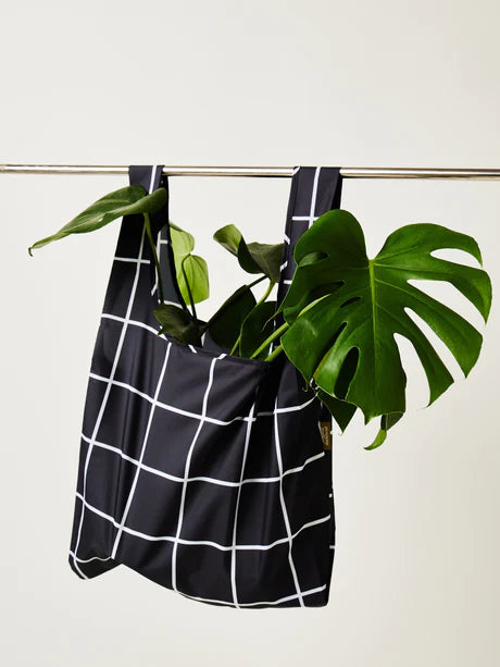 Original Duckhead Black Grid Reusable Bag