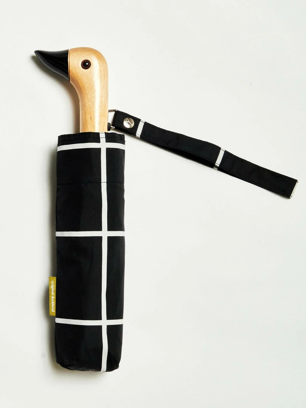 Original Duckhead Compact Umbrella - Black Grid