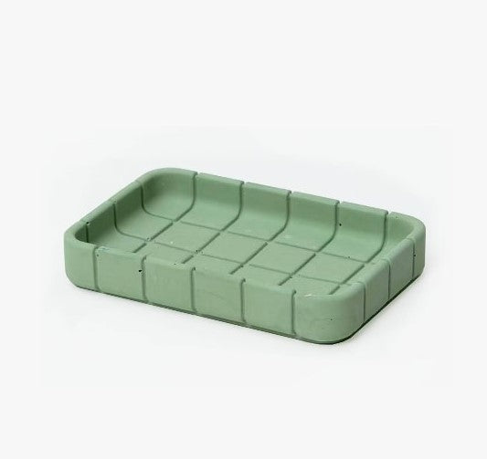 Tile Soap Dish - Palm Green