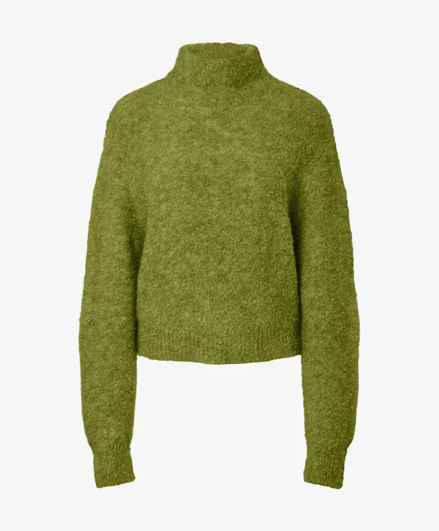 PIECES - PCATHERINE LS HIGH NECK KNIT BC