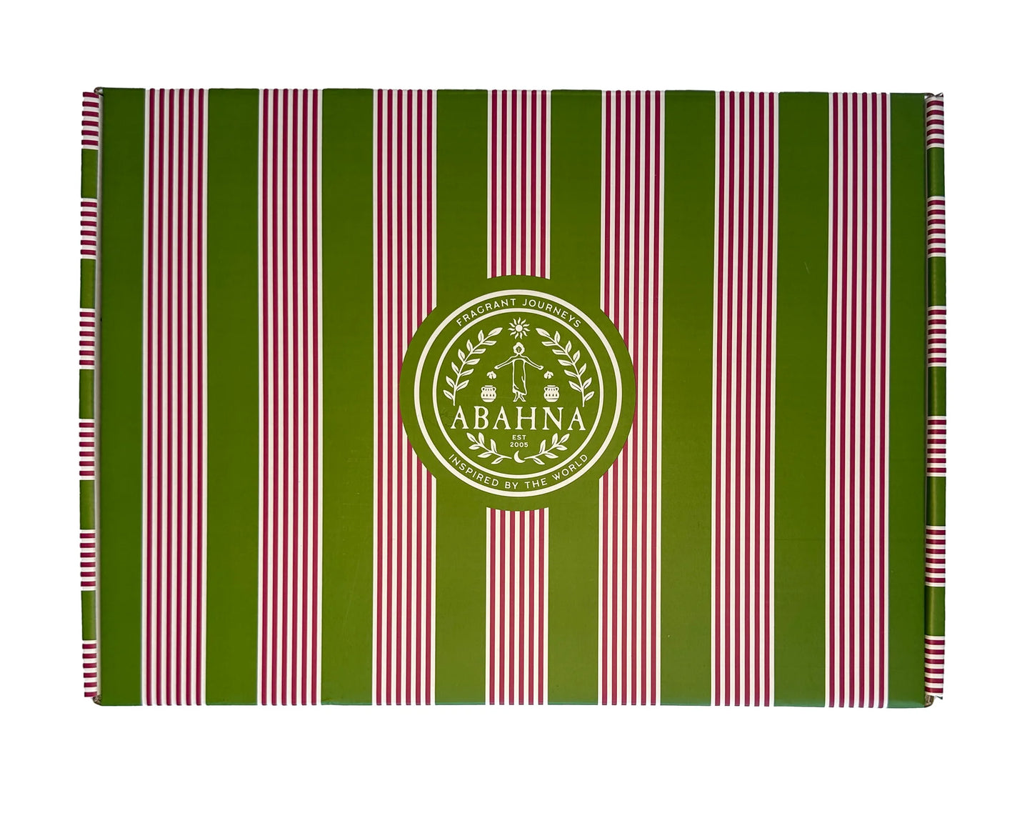 Abahna® - The Original Bath Pillow Pink & green striped
