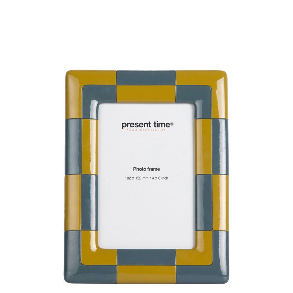 Present Time Photo Frame Firenze Legion Blue/Olive Green