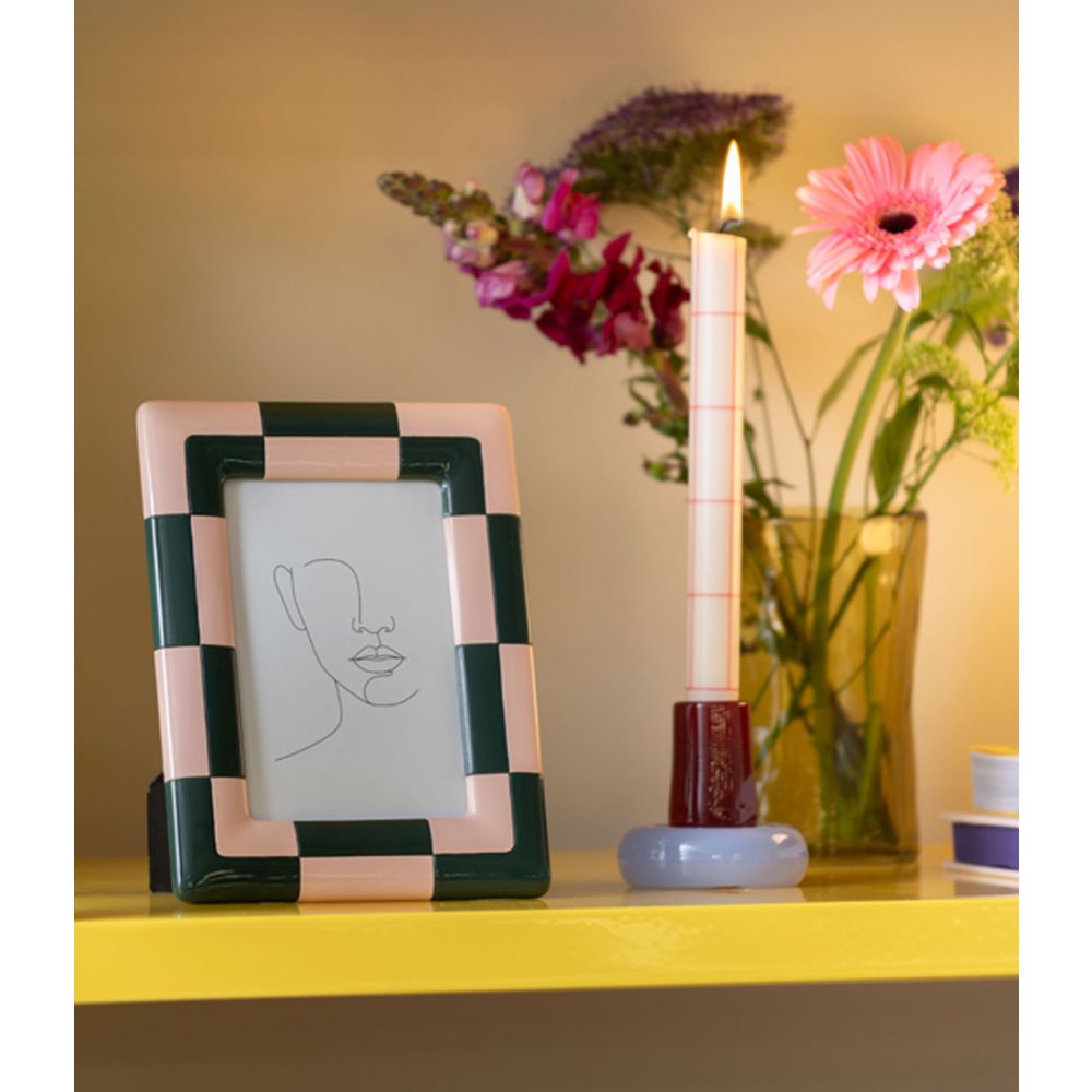 Present Time Photo Frame Firenze Alpine Green/Soft Pink