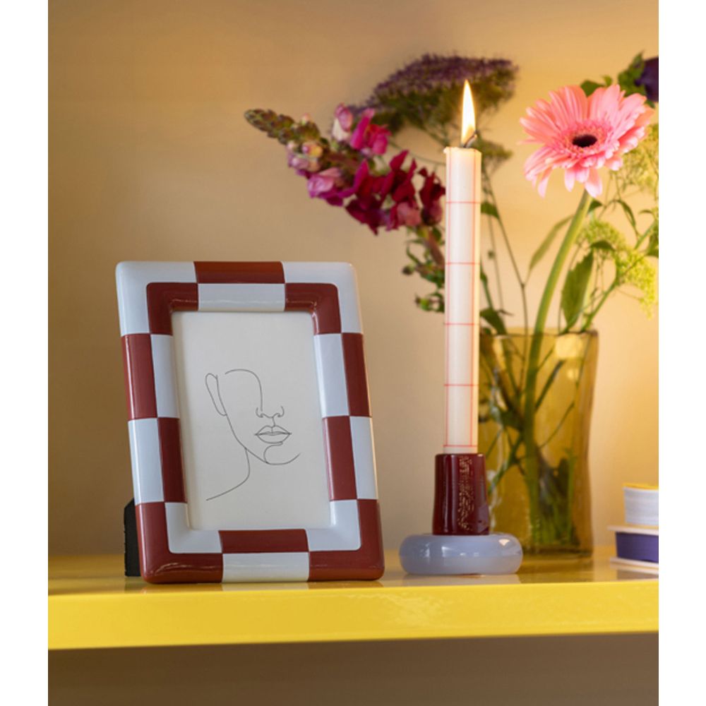 Present time-Photo Frame Firenze Burgundy Red/Soft Blue