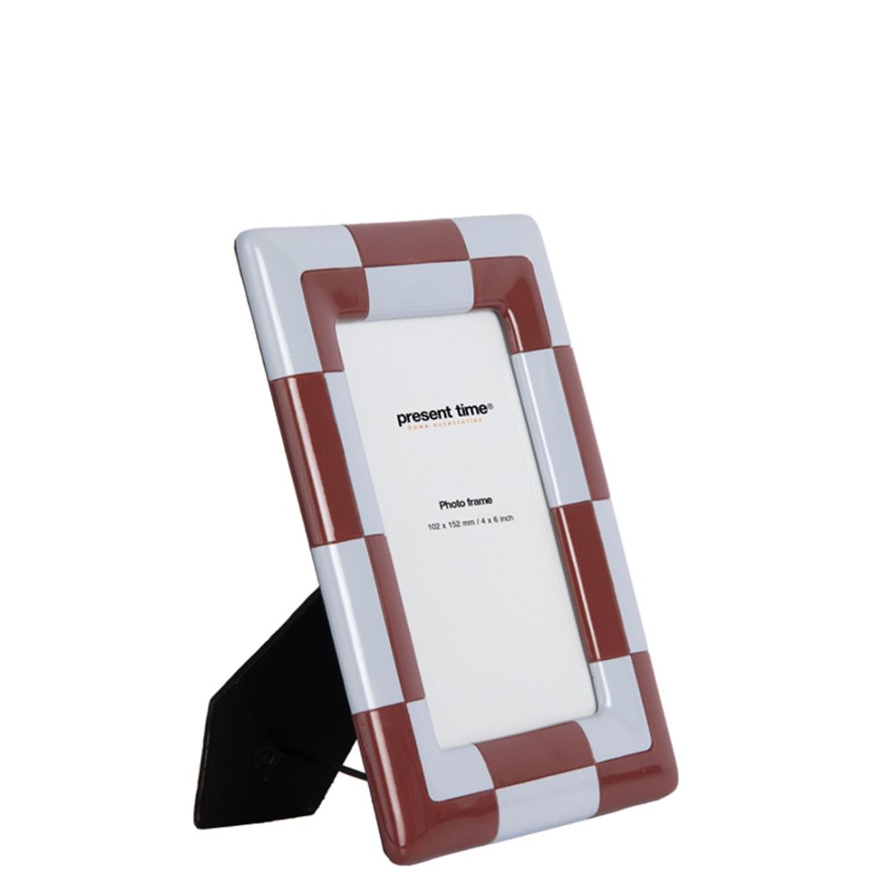 Present time-Photo Frame Firenze Burgundy Red/Soft Blue