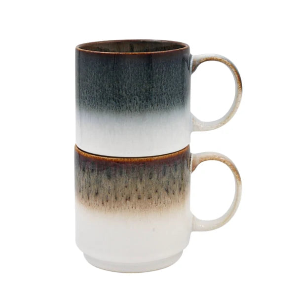 Elements - Reactive Glaze Grey Mug
