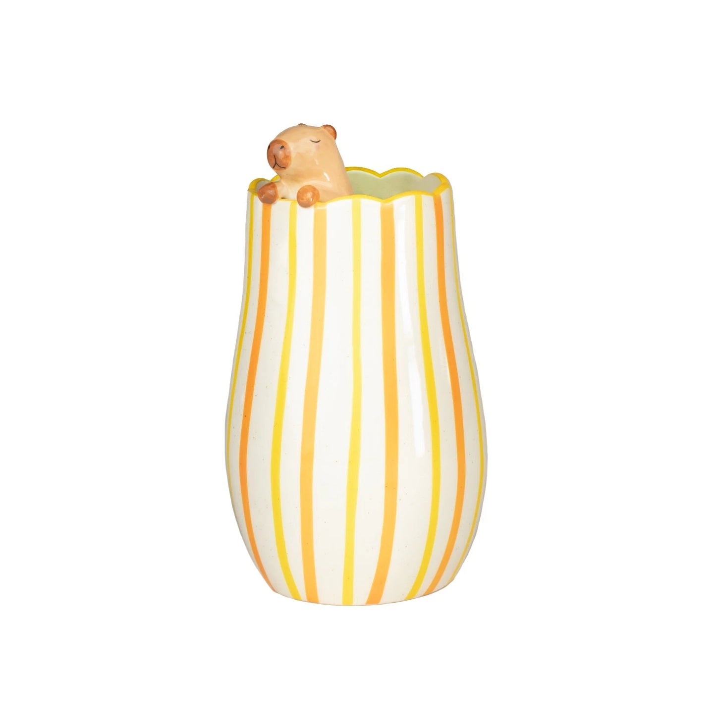 Sass & Belle - Peeking Capybara Vase