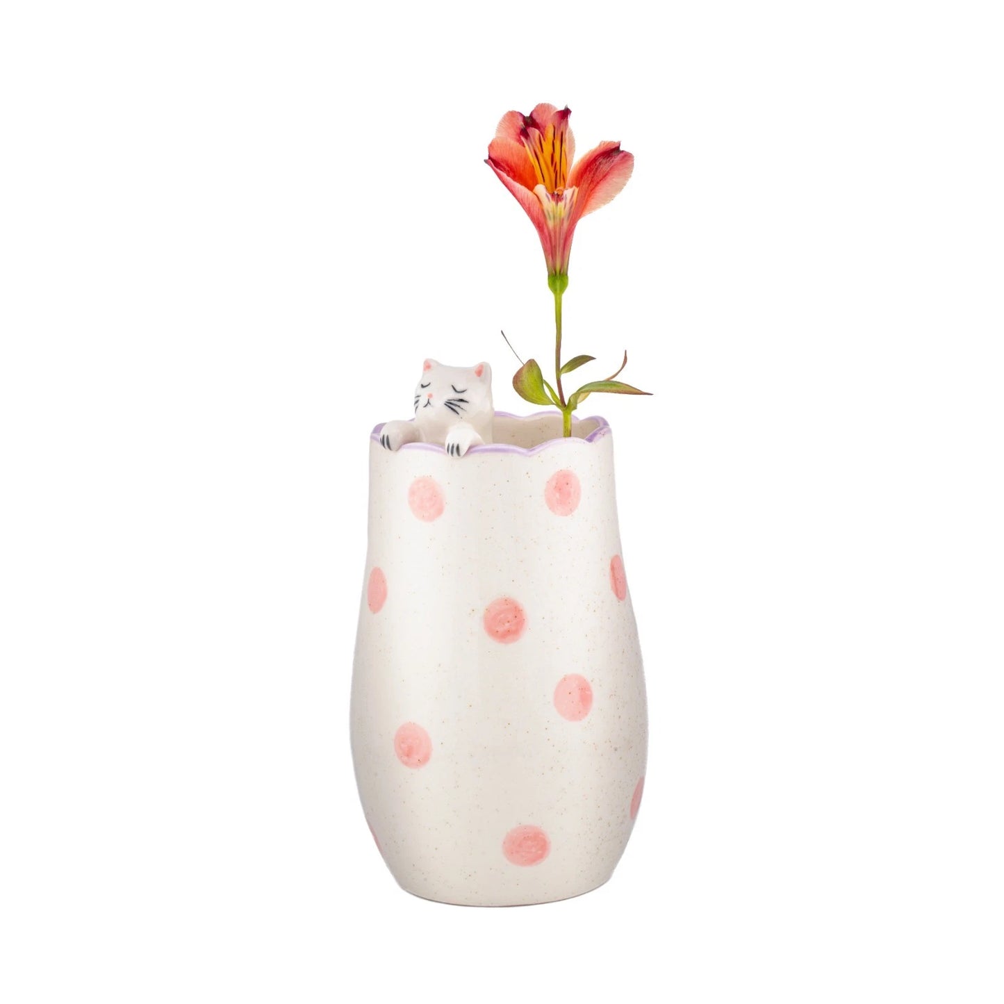 Sass & Belle - Peeking Cat Vase