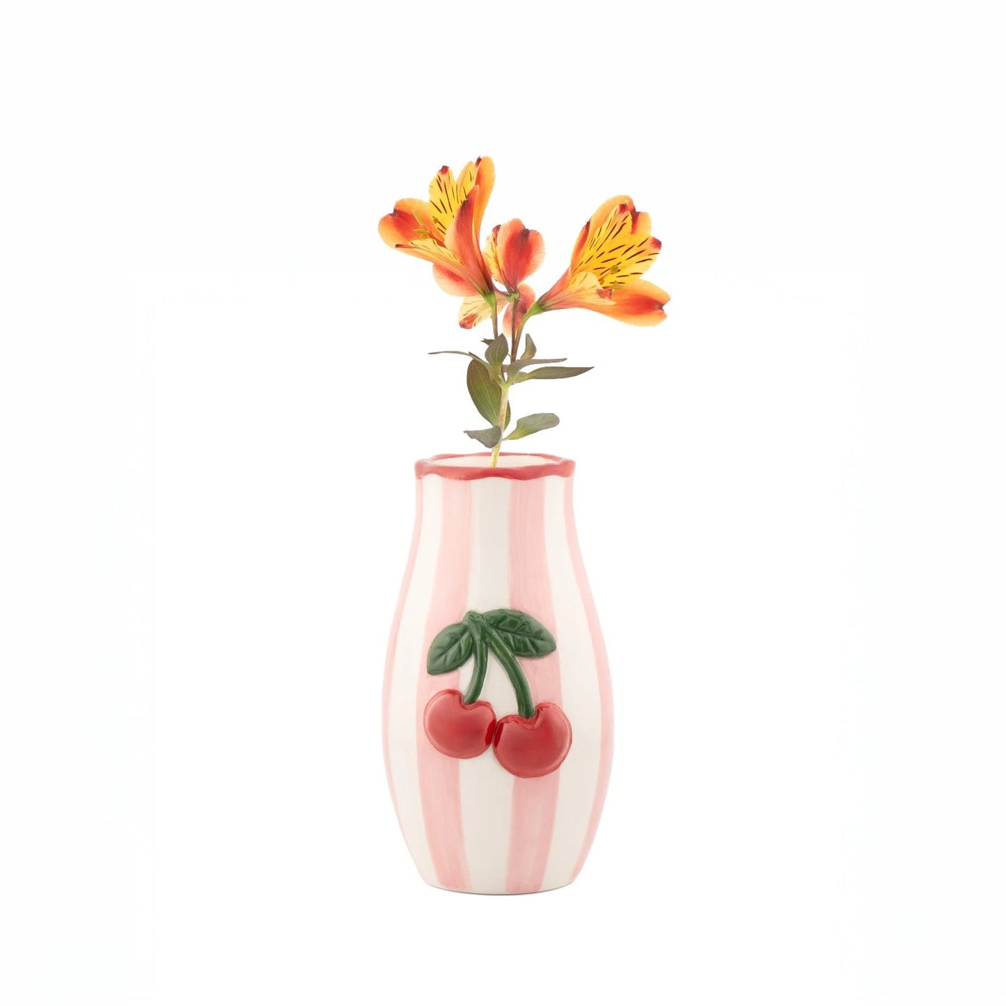 Sass & Belle - Handpainted Cherry Vase