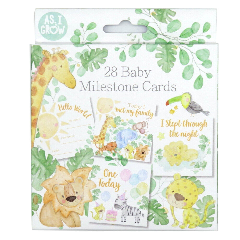 28 Baby Milestone Cards