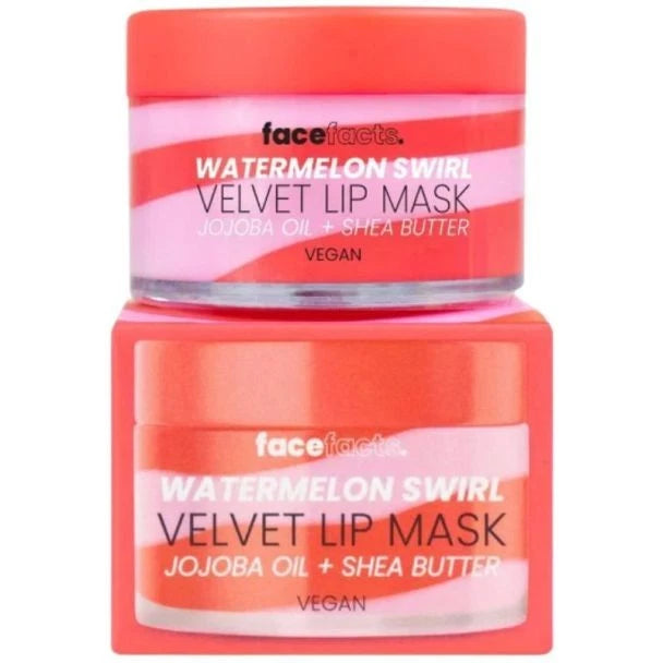 FaceFacts - Watermelon Swirl Velvet Lip Mask