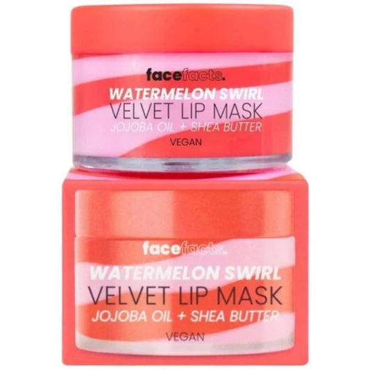 FaceFacts - Watermelon Swirl Velvet Lip Mask