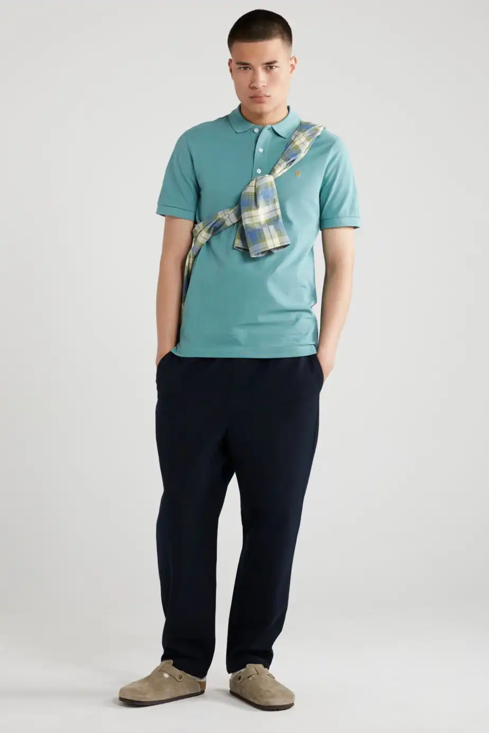 Blanes Polo Shirt - Brook Blue