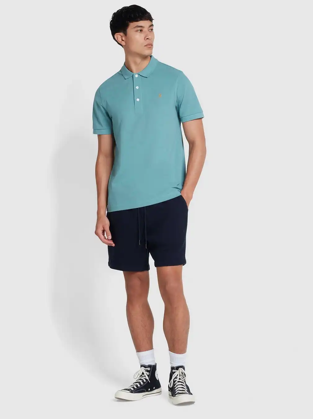 Blanes Polo Shirt - Brook Blue