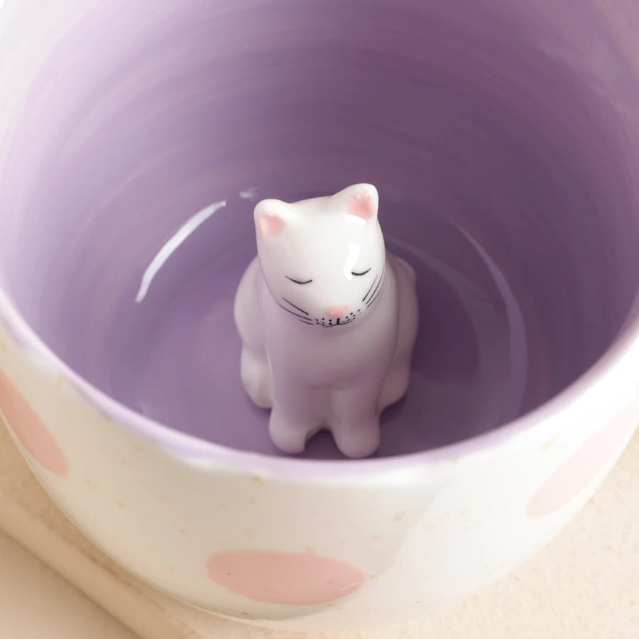 Surprise Hidden Cat Mug