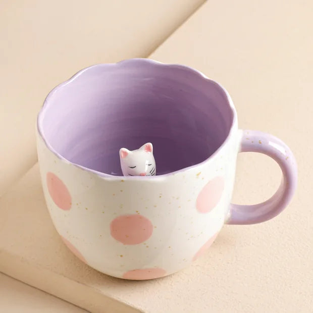 Surprise Hidden Cat Mug