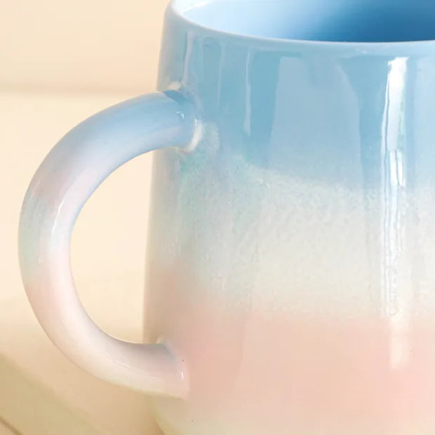 Sass & Belle Pastel Blue and Pink Ombre Mug