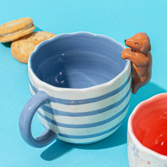 Sass & Belle Peeking Sausage Dog Mug