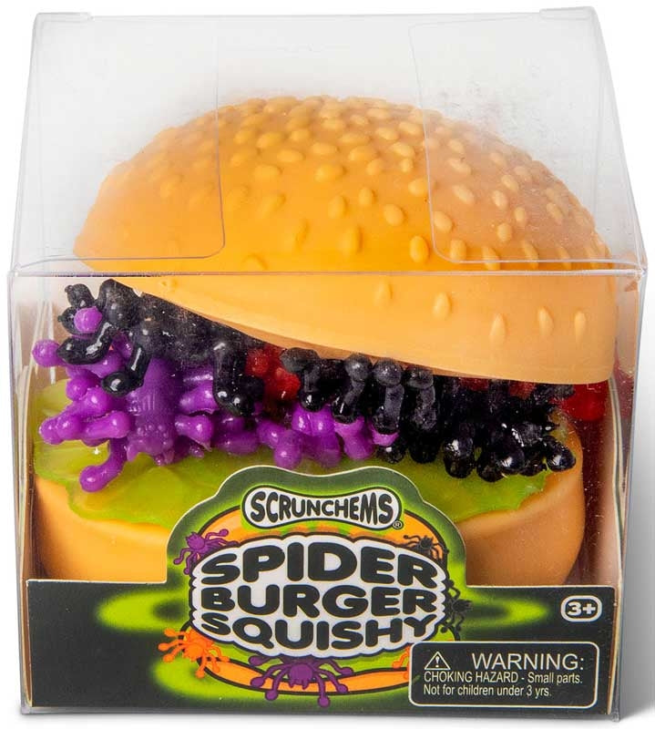Scrunchems - Spooky Spider Burger Squishy