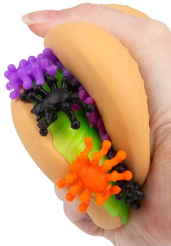 Scrunchems - Spooky Spider Burger Squishy
