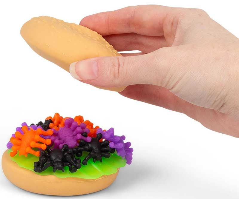 Scrunchems - Spooky Spider Burger Squishy