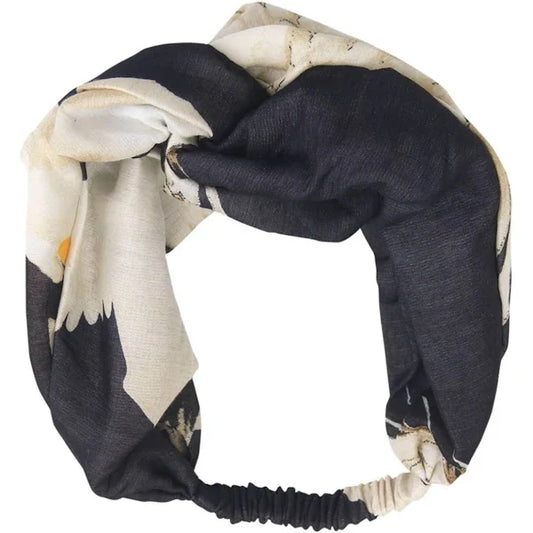 Stork Black Headband - One Hundred Stars