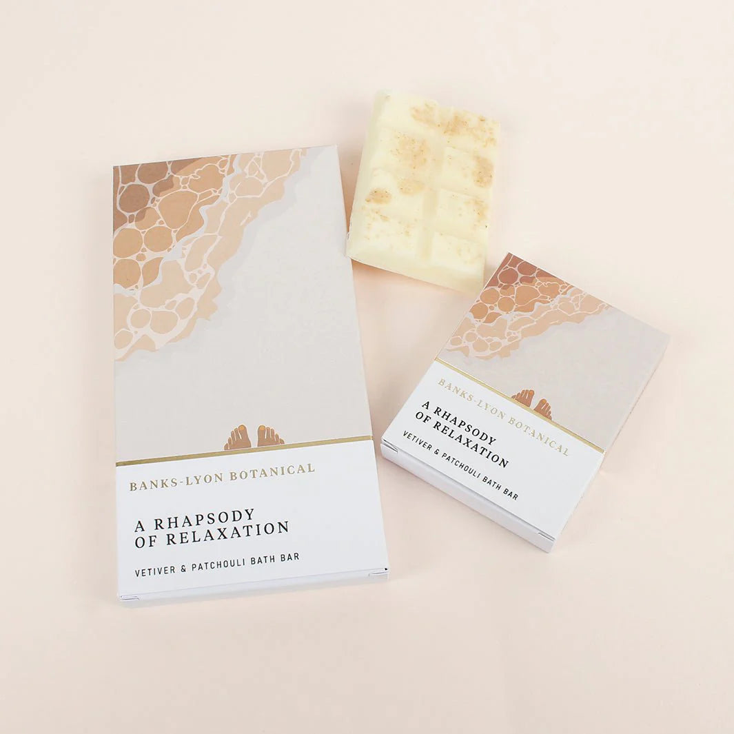 Banks-Lyon Solid Bath Oil Bar - Vetiver & Patchouli