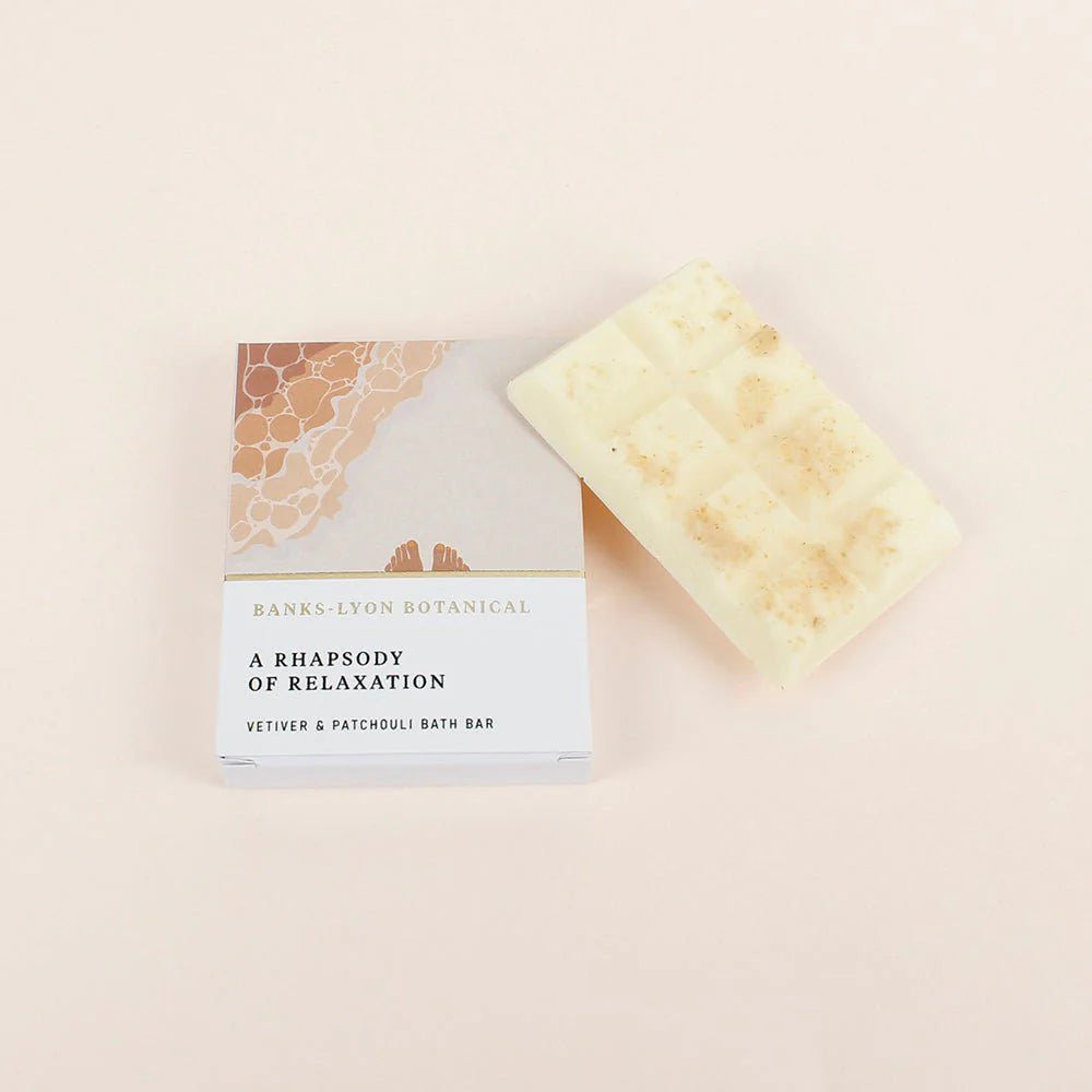 Banks-Lyon Solid Bath Oil Bar - Vetiver & Patchouli